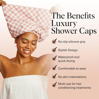 Reusable Waterproof Luxury Shower Cap